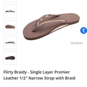 Rainbow. Women’s sandal. Size Med (6.5-7.5)